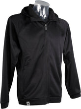 Lade das Bild in den Galerie-Viewer, Light Softshell - Sweatjacke mit Kapuze | GLOCK Perfection | schwarz/strukturiert - MantisX.at